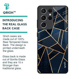 Abstract Tiles Glass Case for Samsung Galaxy S21 Ultra