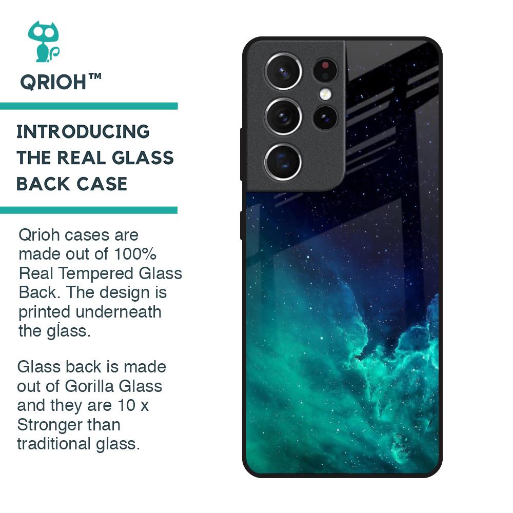 Winter Sky Zone Glass Case For Samsung Galaxy S21 Ultra