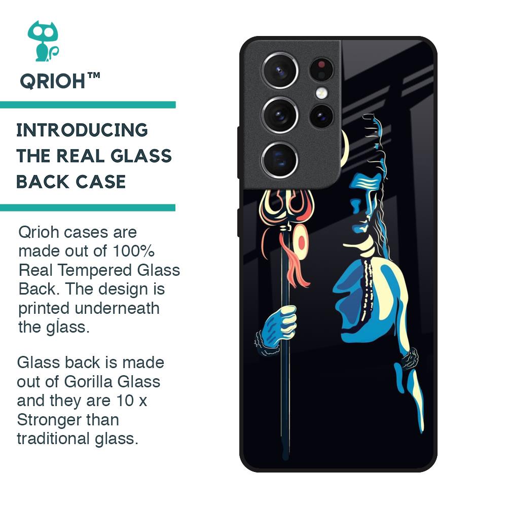 Mahakal Glass Case For Samsung Galaxy S21 Ultra