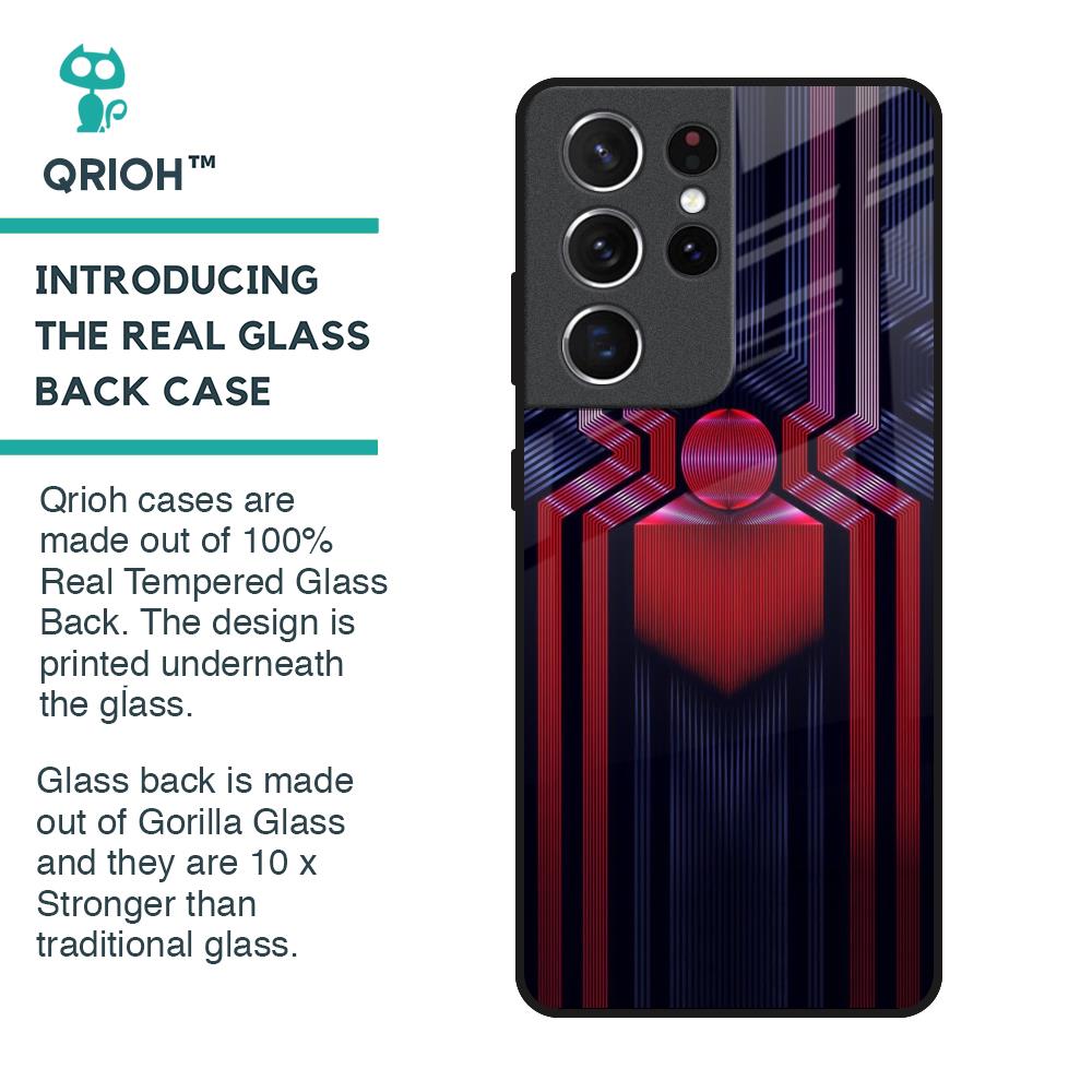 Super Art Logo Glass Case For Samsung Galaxy S21 Ultra