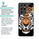 Angry Tiger Glass Case For Samsung Galaxy S21 Ultra
