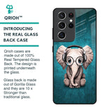 Adorable Baby Elephant Glass Case For Samsung Galaxy S21 Ultra