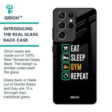 Daily Routine Glass Case for Samsung Galaxy S21 Ultra