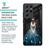 Queen Of Fashion Glass Case for Samsung Galaxy S21 Ultra