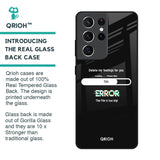 Error Glass Case for Samsung Galaxy S21 Ultra
