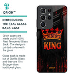 Royal King Glass Case for Samsung Galaxy S21 Ultra