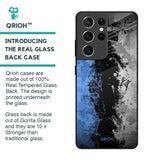 Dark Grunge Glass Case for Samsung Galaxy S21 Ultra