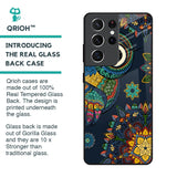 Owl Art Glass Case for Samsung Galaxy S21 Ultra