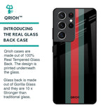 Vertical Stripes Glass Case for Samsung Galaxy S21 Ultra