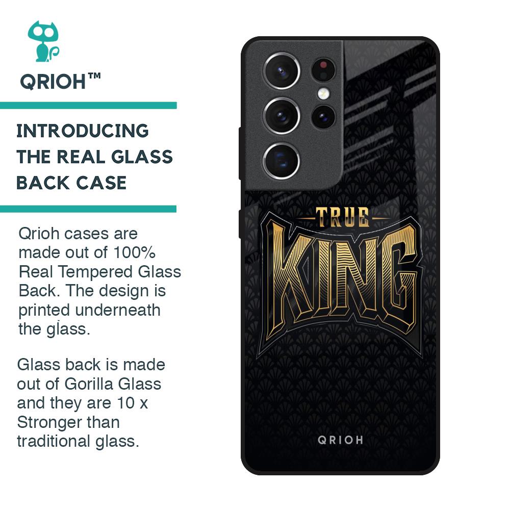 True King Glass Case for Samsung Galaxy S21 Ultra