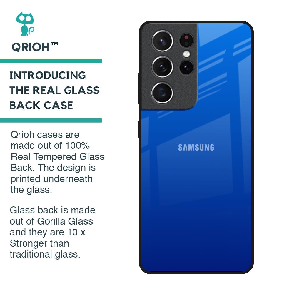 Egyptian Blue Glass Case for Samsung Galaxy S21 Ultra