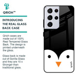 Cute Penguin Glass Case for Samsung Galaxy S21 Ultra