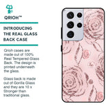 Shimmer Roses Glass case for Samsung Galaxy S21 Ultra