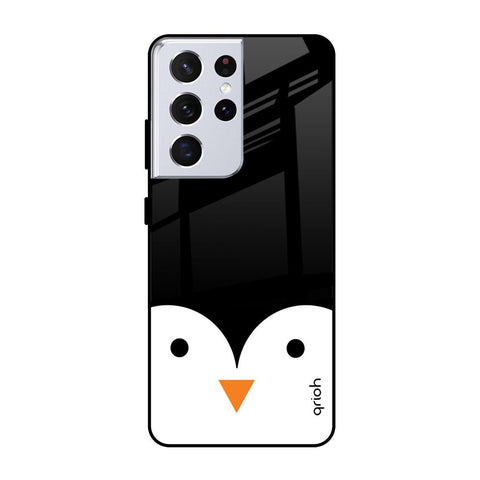Cute Penguin Samsung Galaxy S21 Ultra Glass Cases & Covers Online