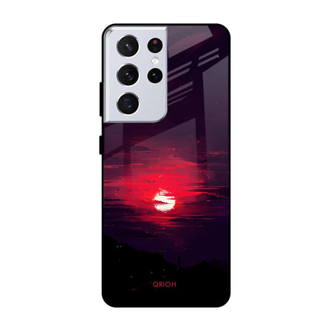 Morning Red Sky Samsung Galaxy S21 Ultra Glass Cases & Covers Online