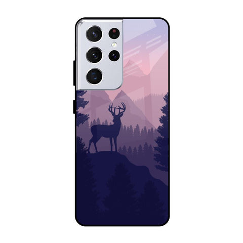 Deer In Night Samsung Galaxy S21 Ultra Glass Cases & Covers Online