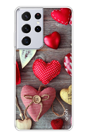 Valentine Hearts Samsung Galaxy S21 Ultra Back Cover