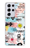 Happy Doodle Samsung Galaxy S21 Ultra Back Cover