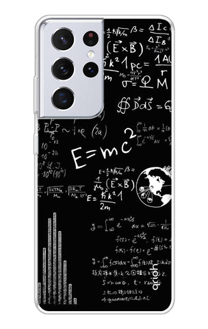 Equation Doodle Samsung Galaxy S21 Ultra Back Cover