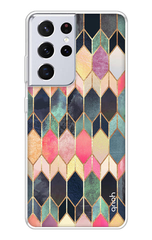 Shimmery Pattern Samsung Galaxy S21 Ultra Back Cover