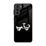 Space Traveller Samsung Galaxy S21 Plus Glass Back Cover Online