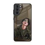 Blind Fold Samsung Galaxy S21 Plus Glass Back Cover Online