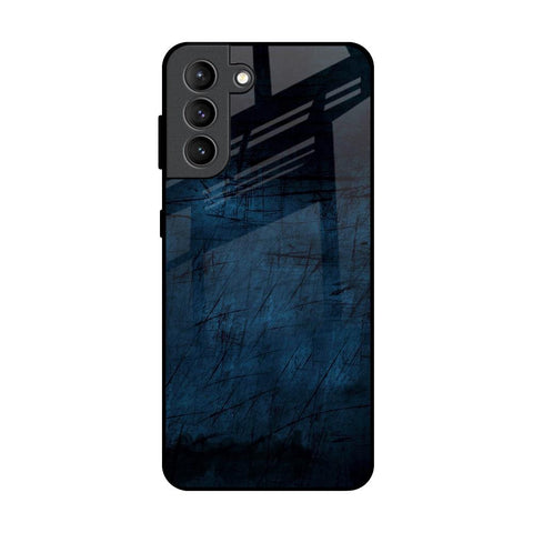Dark Blue Grunge Samsung Galaxy S21 Plus Glass Back Cover Online