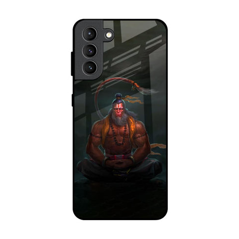 Lord Hanuman Animated Samsung Galaxy S21 Plus Glass Back Cover Online