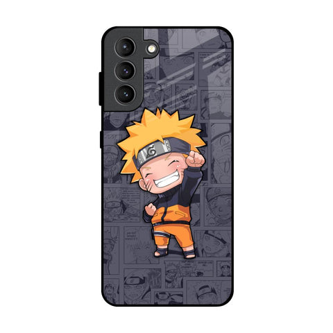 Orange Chubby Samsung Galaxy S21 Plus Glass Back Cover Online