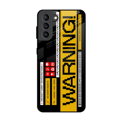 Aircraft Warning Samsung Galaxy S21 Plus Glass Back Cover Online