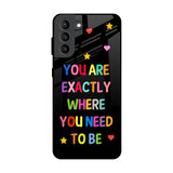 Magical Words Samsung Galaxy S21 Plus Glass Back Cover Online