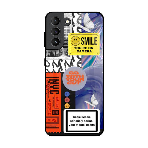 Smile for Camera Samsung Galaxy S21 Plus Glass Back Cover Online