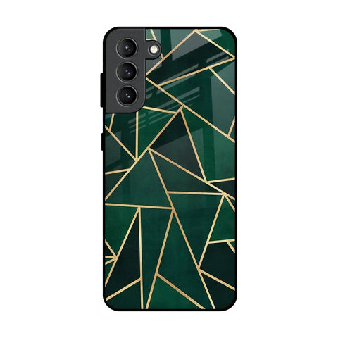 Abstract Green Samsung Galaxy S21 Plus Glass Back Cover Online