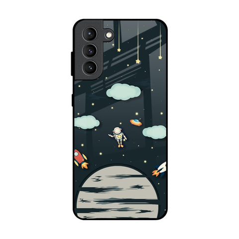 Astronaut Dream Samsung Galaxy S21 Plus Glass Back Cover Online