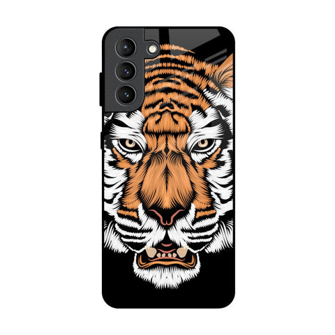 Angry Tiger Samsung Galaxy S21 Plus Glass Back Cover Online