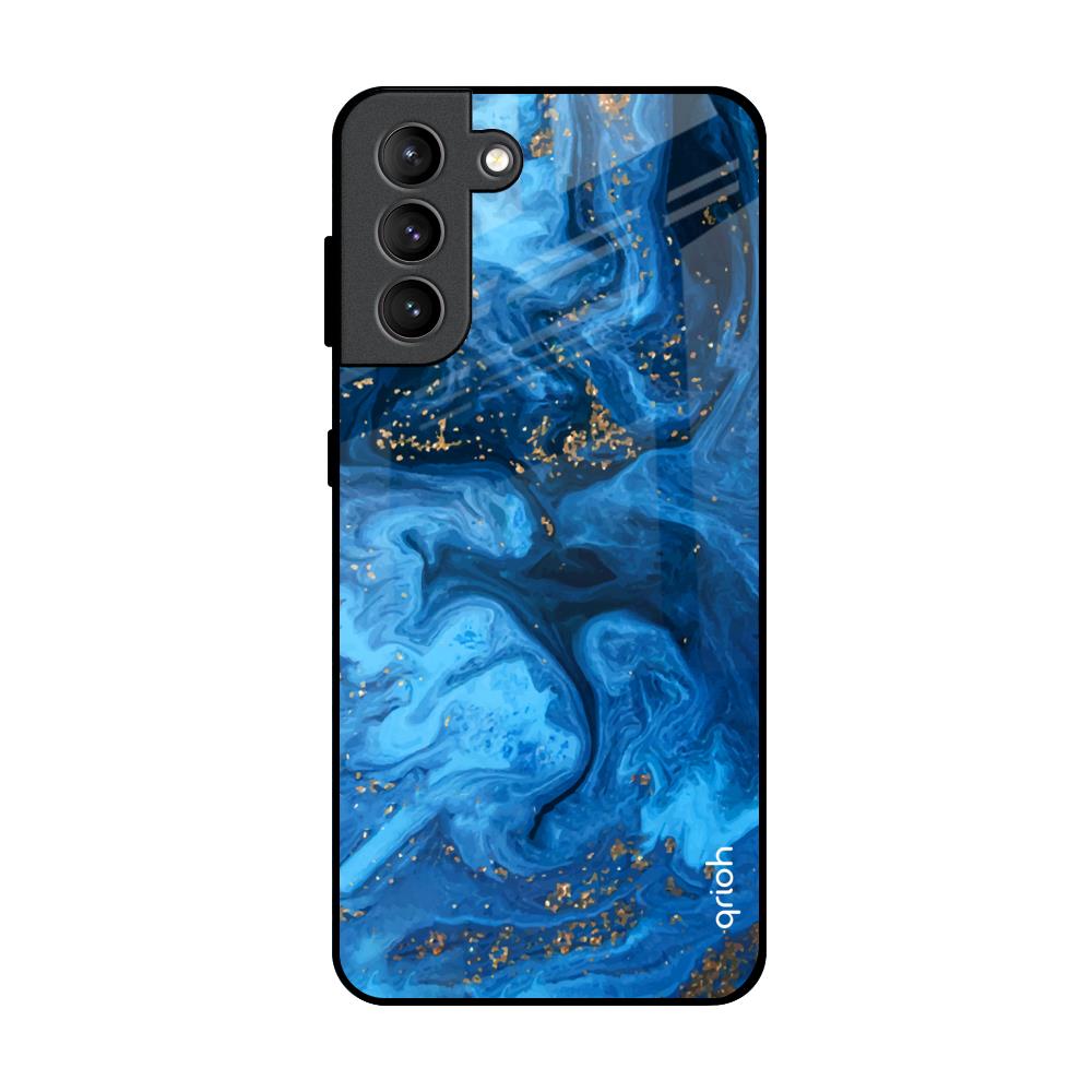 Gold Sprinkle Samsung Galaxy S21 Plus Glass Back Cover Online