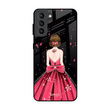 Fashion Princess Samsung Galaxy S21 Plus Glass Back Cover Online