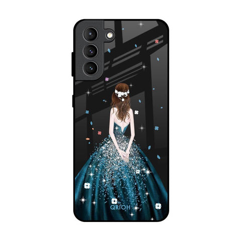 Queen Of Fashion Samsung Galaxy S21 Plus Glass Back Cover Online