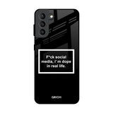 Dope In Life Samsung Galaxy S21 Plus Glass Back Cover Online