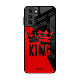 I Am A King Samsung Galaxy S21 Plus Glass Back Cover Online