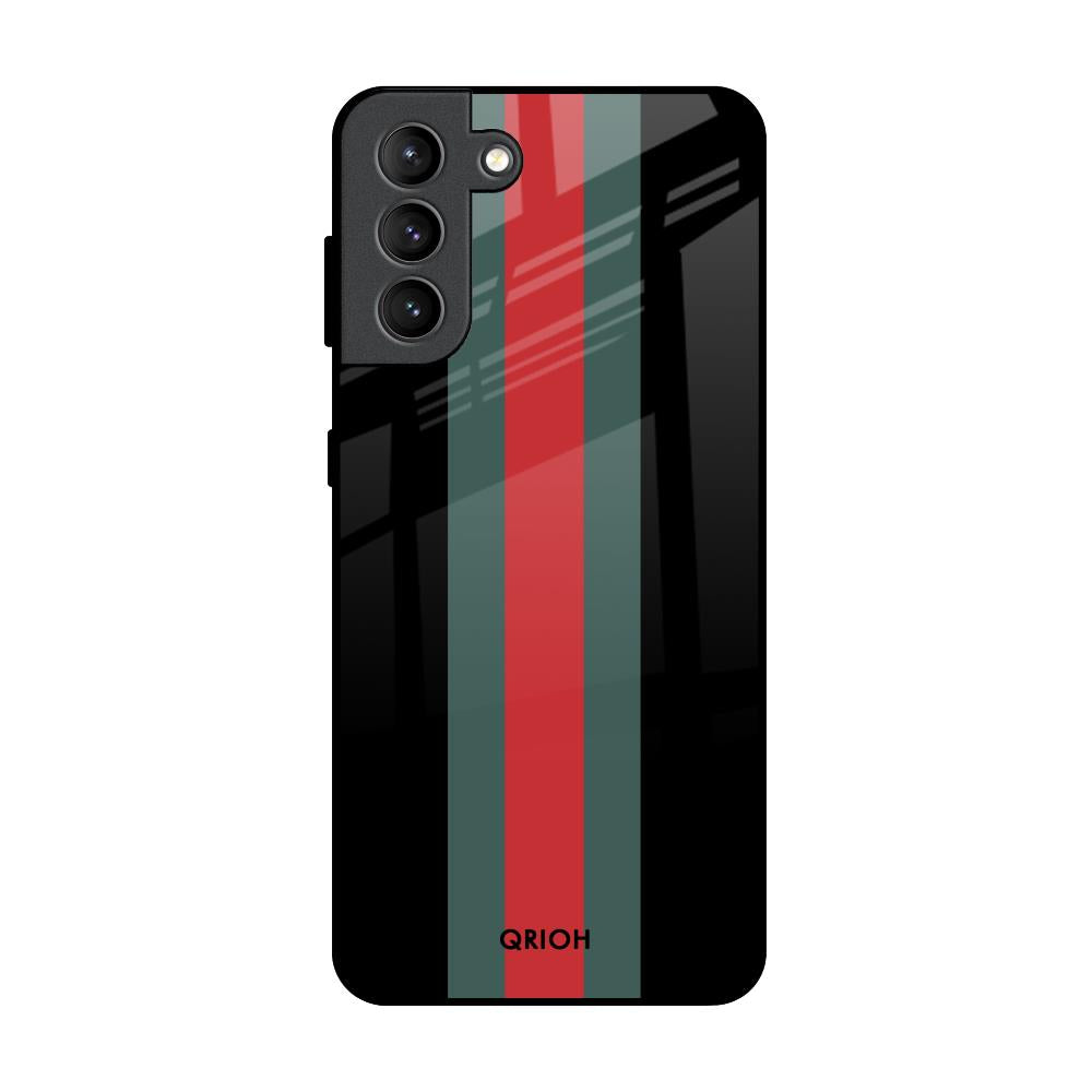Vertical Stripes Samsung Galaxy S21 Plus Glass Back Cover Online