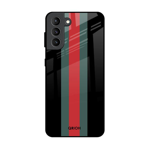 Vertical Stripes Samsung Galaxy S21 Plus Glass Back Cover Online