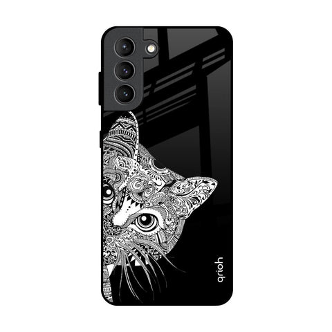 Kitten Mandala Samsung Galaxy S21 Plus Glass Back Cover Online