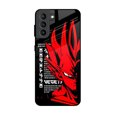 Red Vegeta Samsung Galaxy S21 Plus Glass Back Cover Online