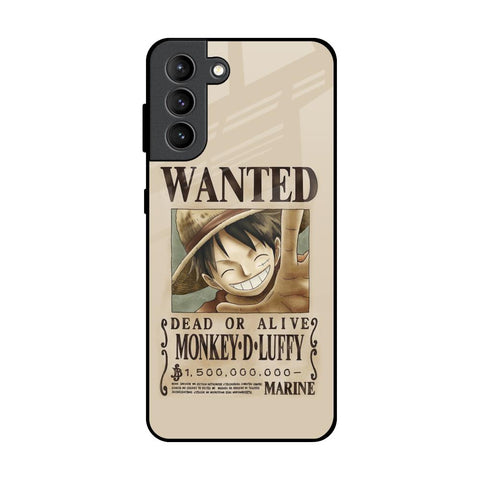 Luffy Wanted Samsung Galaxy S21 Plus Glass Back Cover Online