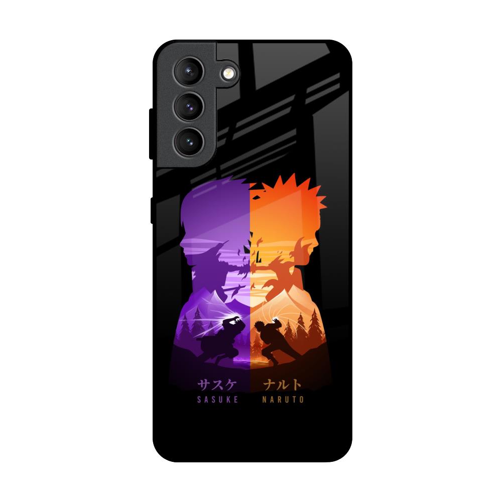 Minimalist Anime Samsung Galaxy S21 Plus Glass Back Cover Online
