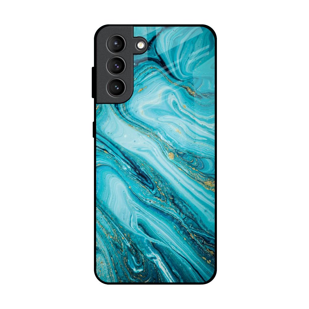 Ocean Marble Samsung Galaxy S21 Plus Glass Back Cover Online