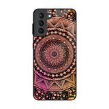 Floral Mandala Samsung Galaxy S21 Plus Glass Back Cover Online