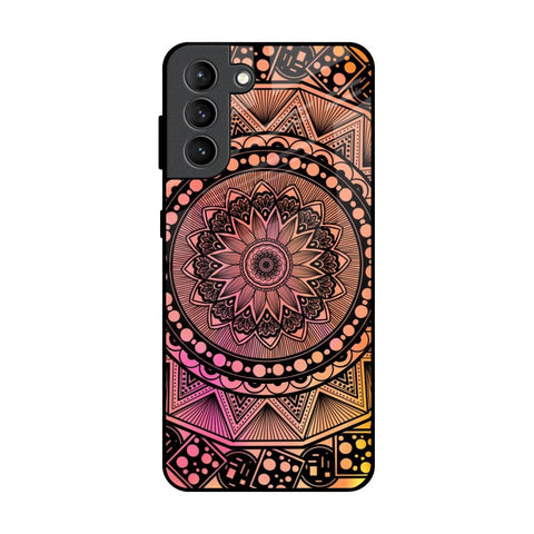 Floral Mandala Samsung Galaxy S21 Plus Glass Back Cover Online