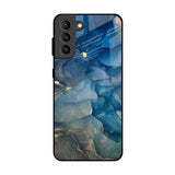 Blue Cool Marble Samsung Galaxy S21 Plus Glass Back Cover Online